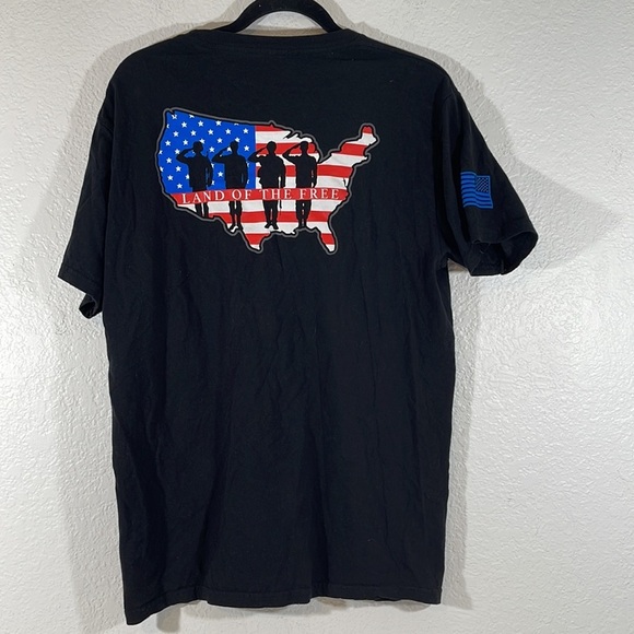 5.11 TACTICAL LAND OF THE FREE TEE SHORT SLEEVE SIZE LARGE - Picture 4 of 6